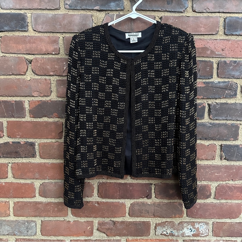 Mark & John jacket all over beaded